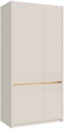 FORTE Garderobenschrank Oak Squere | Beige