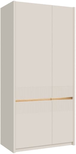 FORTE Garderobenschrank Oak Squere | Beige