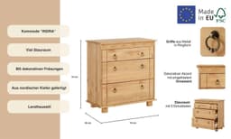 OTTO home Kommode Indra | Holztöne