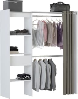 Demeyere GROUP Vorhang-Schrank Chicago | Weiß