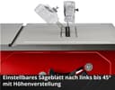 Einhell Tischkreissäge TC-TS 8 | Rot 5