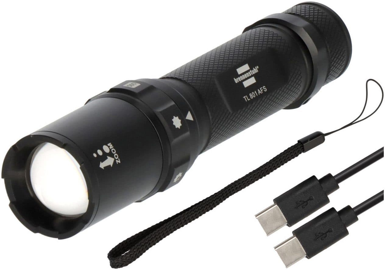 Brennenstuhl Fokus Selektor LED Taschenlampe TL 801 AFS | Schwarz
