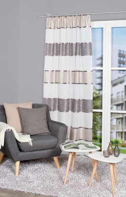 HOME WOHNIDEEN Vorhang WALTER | Beige