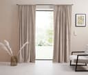LeGer Home by Lena Gercke Vorhang Samt Ladina | Beige