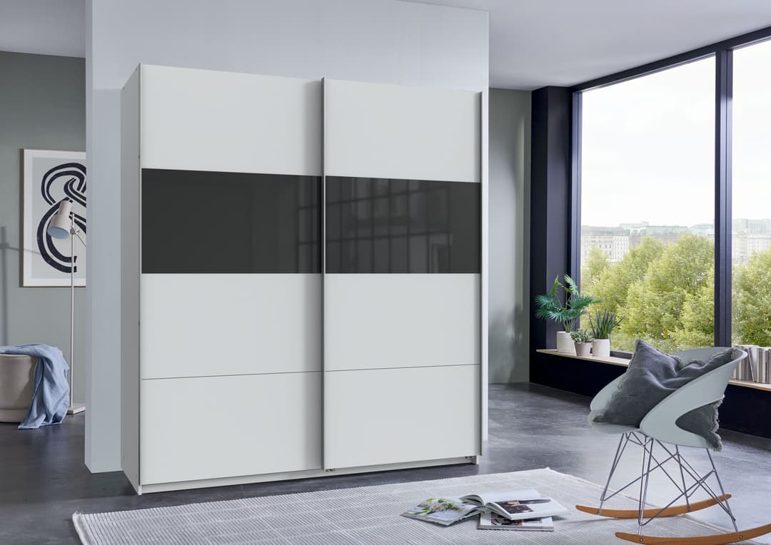 Wimex Schwebetürenschrank Bramfeld | Weiß