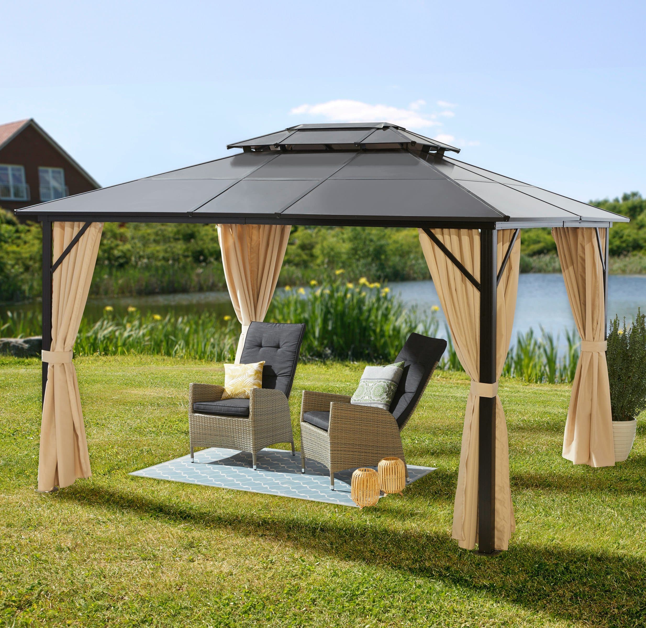 KONIFERA Pavillonseitenteil Alicante | Beige