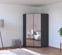 rauch Eckkleiderschrank COSTA | Grau 2