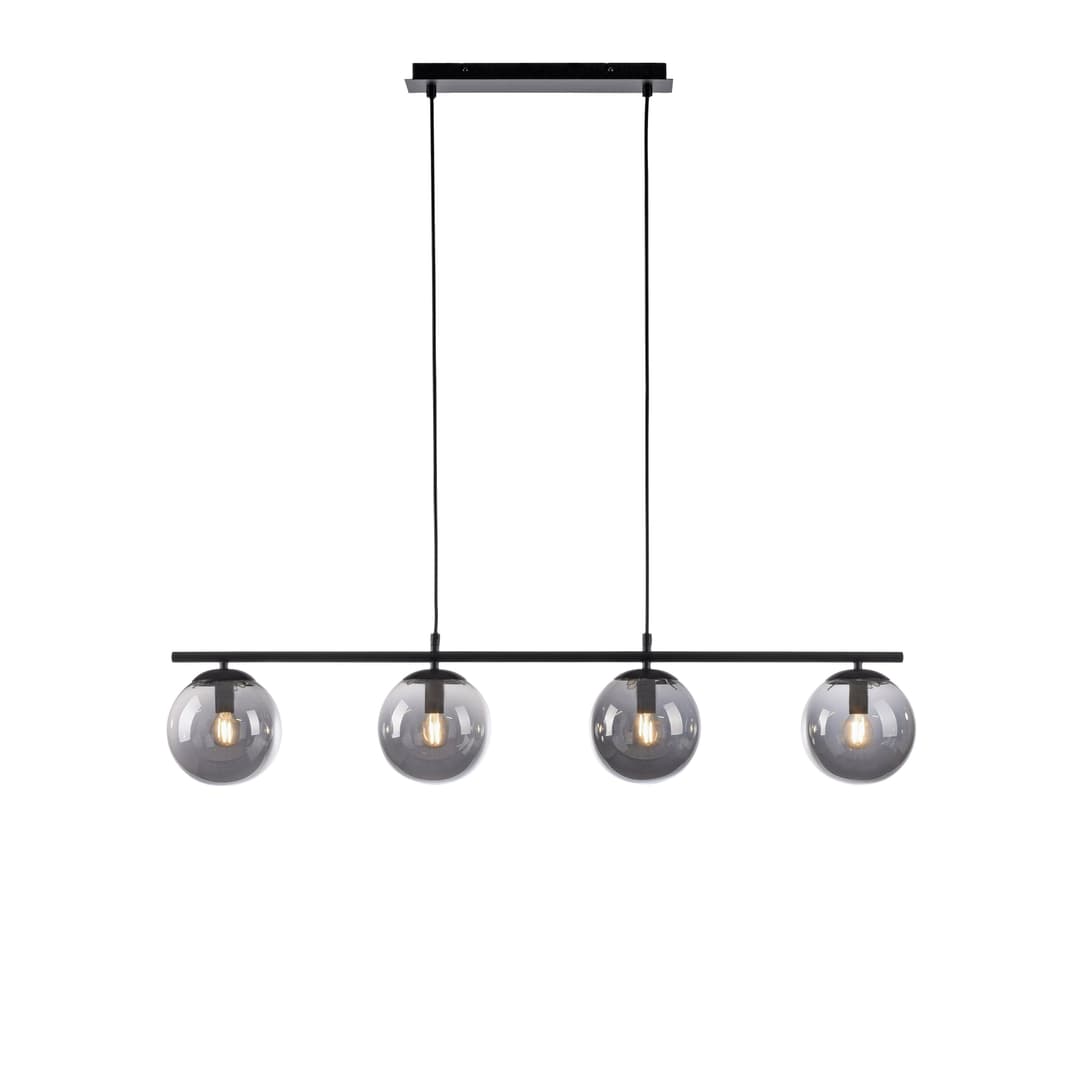 JUST LIGHT Pendelleuchte BIG WIDOW | Schwarz