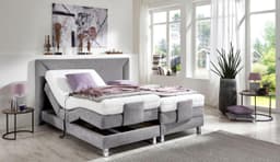 Westfalia Schlafkomfort Boxbett mit Motor | Grau