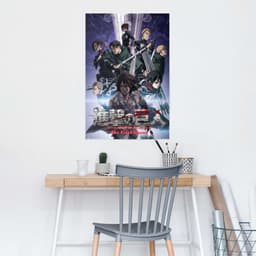 Reinders! Poster Attack on Titan | Blau