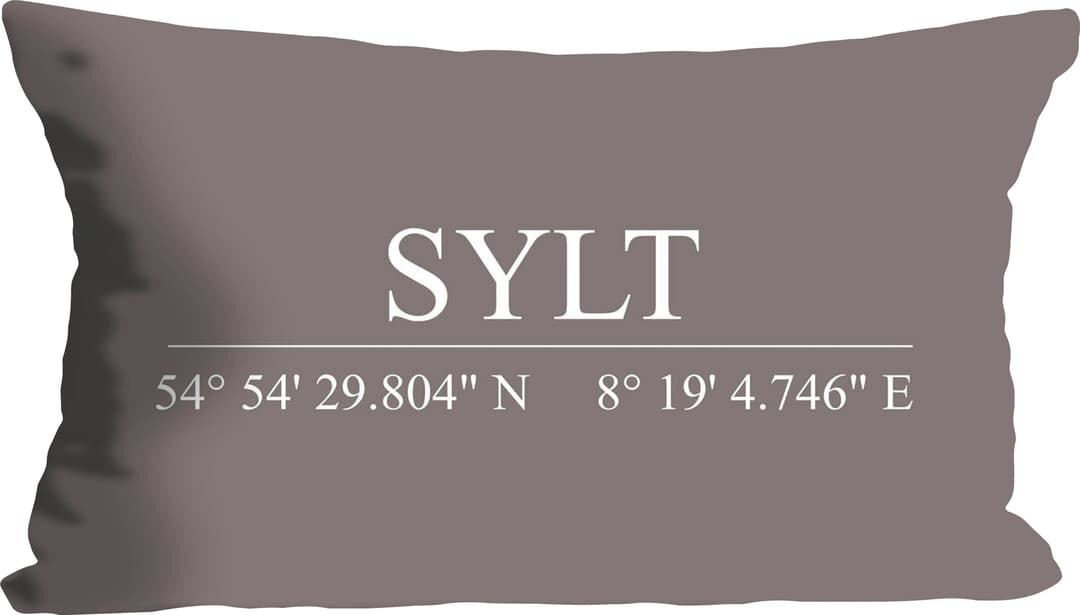 queence Dekokissen Sylt | Grau