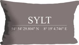 queence Dekokissen Sylt | Grau