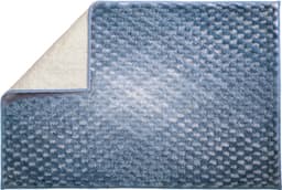Kleine Wolke Badematte Cory | Blau