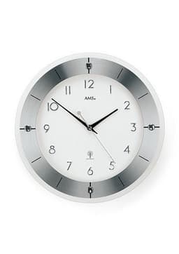 AMS Funkwanduhr F5848 | Silber