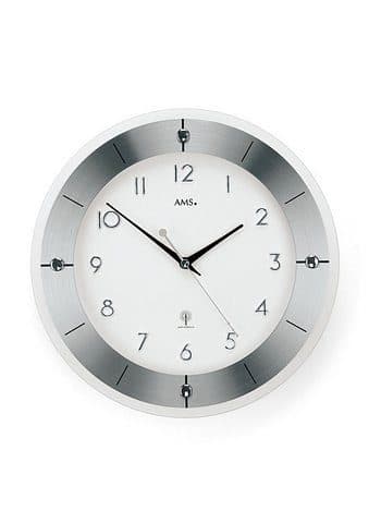 AMS Funkwanduhr F5848 | Silber