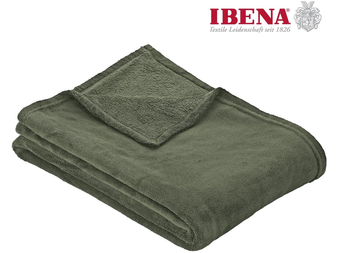 IBENA Olbia Wohndecke | Grün
