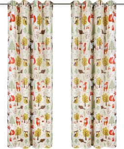 OTTO home Verdunkelungsvorhang Waldtiere | Beige