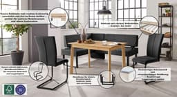 OTTO home Eckbank Oliver | Schwarz