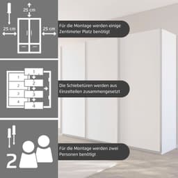 OTTO home AGORDO Schwebetürenschrank | Beige