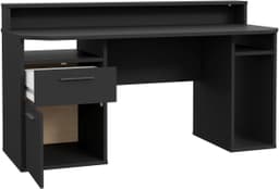 FORTE Gamingtisch Tezaur | Schwarz