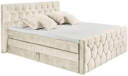 ED EXCITING DESIGN Boxspringbett "Cashfield" | Beige