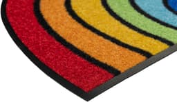 wash+dry by Kleen-Tex Fußmatte Round Rainbow | Mehrfarbig
