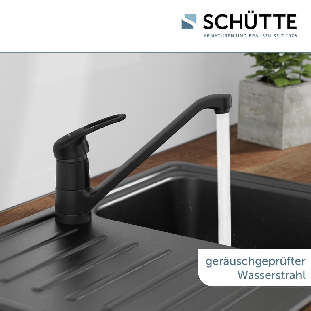 Schütte Spültischarmatur GRANDE | Schwarz