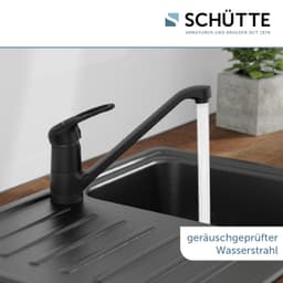 Schütte Spültischarmatur GRANDE | Schwarz