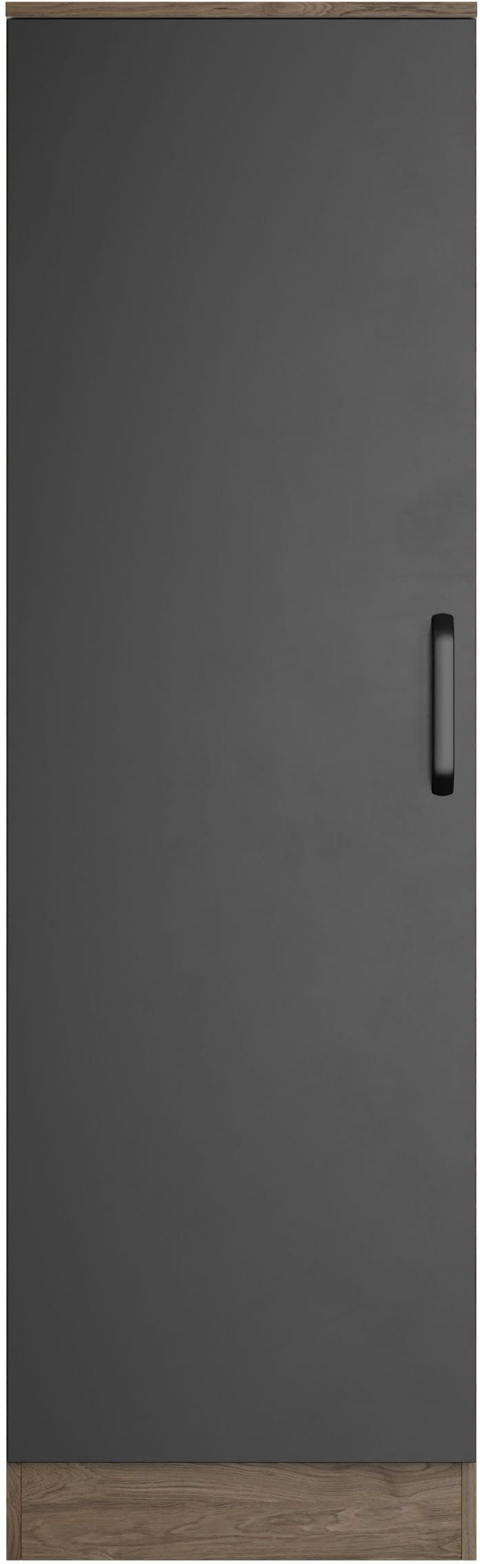 wiho Küchen Seitenschrank Elba Breite 50 cm | Schwarz