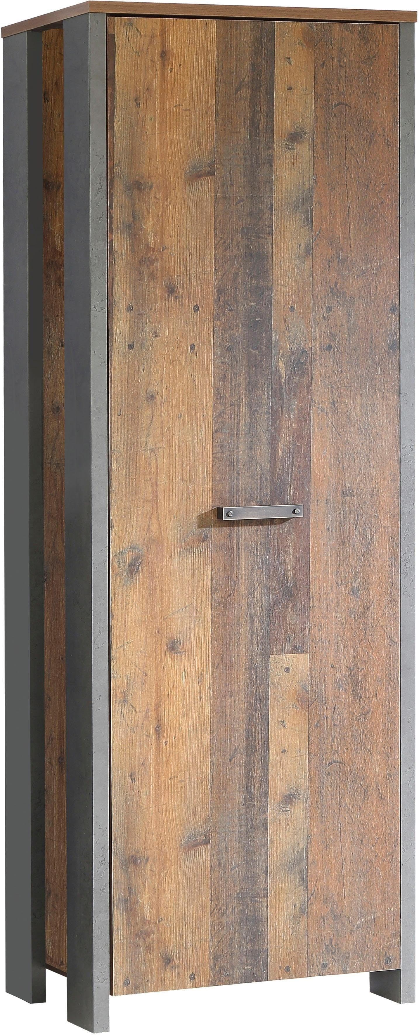 FORTE Garderobenschrank Clif | Holztöne