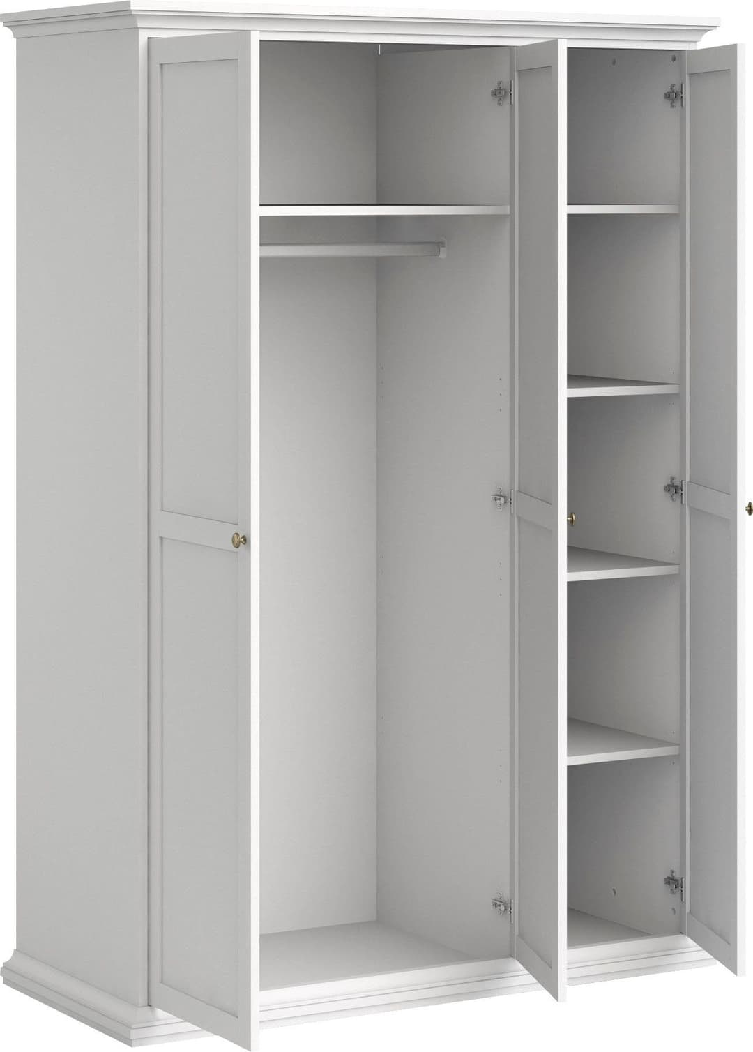 Home affaire Drehtürenschrank Paris | Weiß