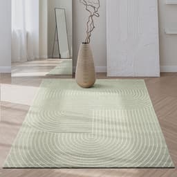 the carpet Teppich Santo Plus | Grün