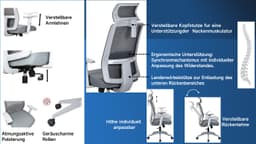 OTTO home Bürostuhl Tallard | Grau