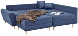 Home affaire Ecksofa Rice L-Form | Blau