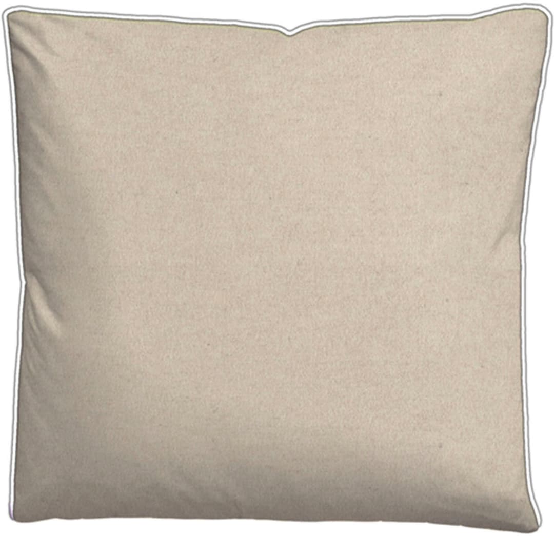 Biberna Kissenbezug Hermal Flanell | Beige