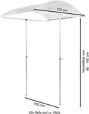 Beckmann Pflanzenschutzdach Modell 1 | Transparent 4