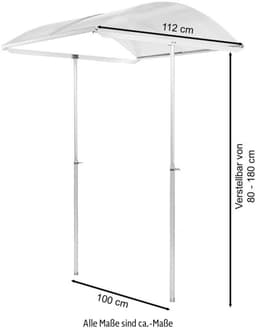 Beckmann Pflanzenschutzdach Modell 1 | Transparent