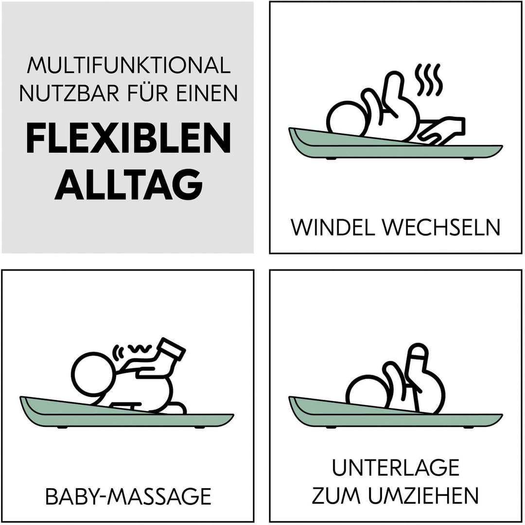 Hauck Wickelauflage Change N Clean | Grün