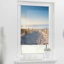 Seitenzugrollo Klemmfix Motiv Ostseestrand | Blau 2