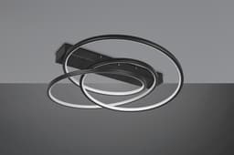 TRIO Leuchten LED Deckenleuchte DARVIN | Schwarz