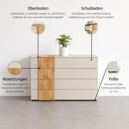 rauch KONA Schubkastenkommode | Beige