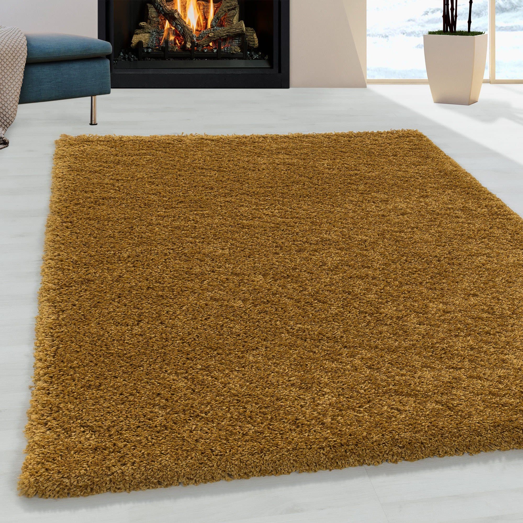 Ayyildiz Teppiche Hochflor-Teppich SYDNEY 3000 | Gold