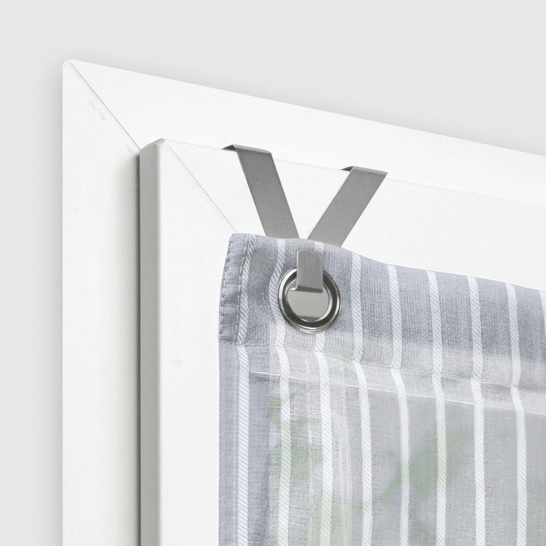 Good Life Gardinenhaken Riva | Silber