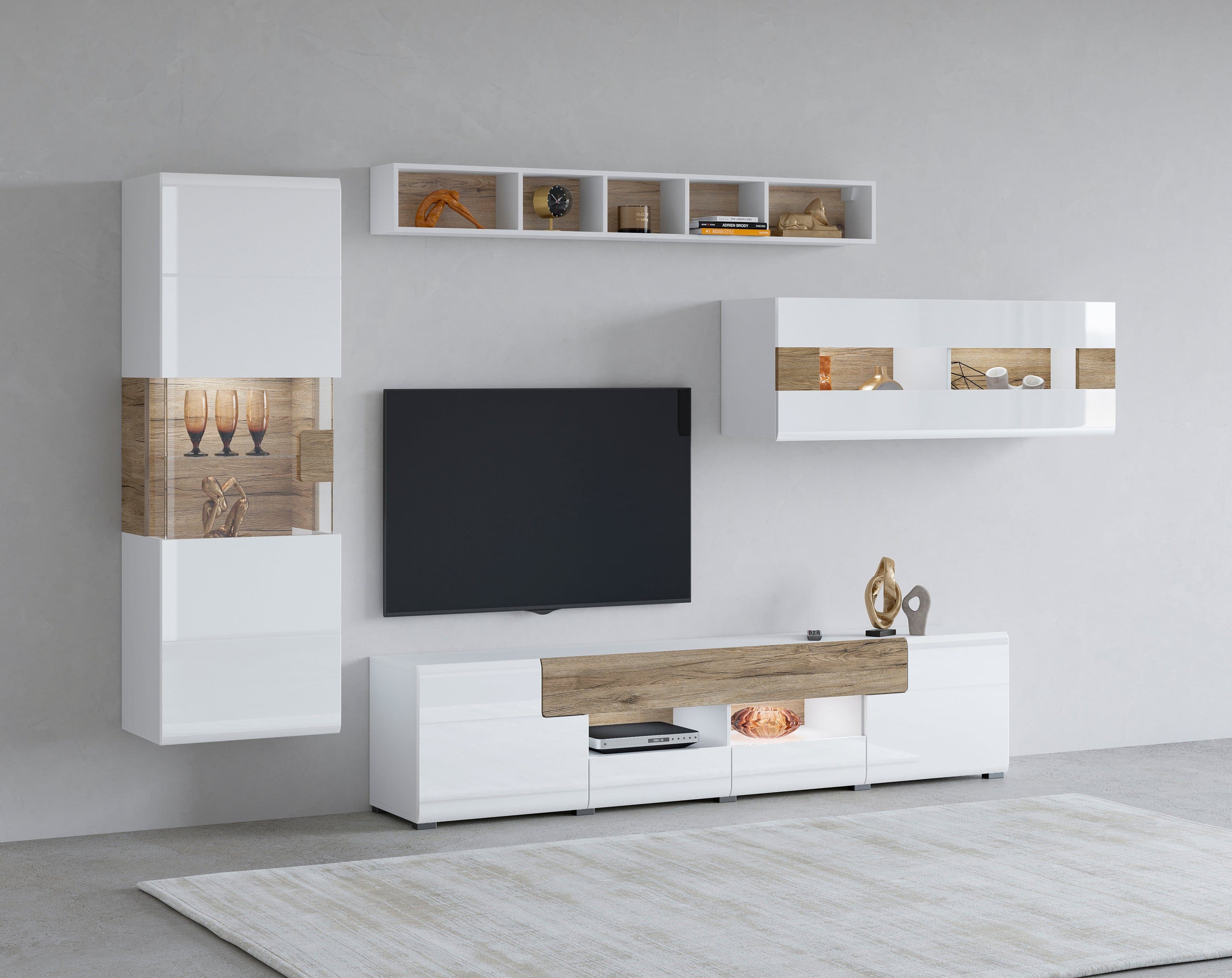 OTTO home Wohnwand Toledo | Weiß