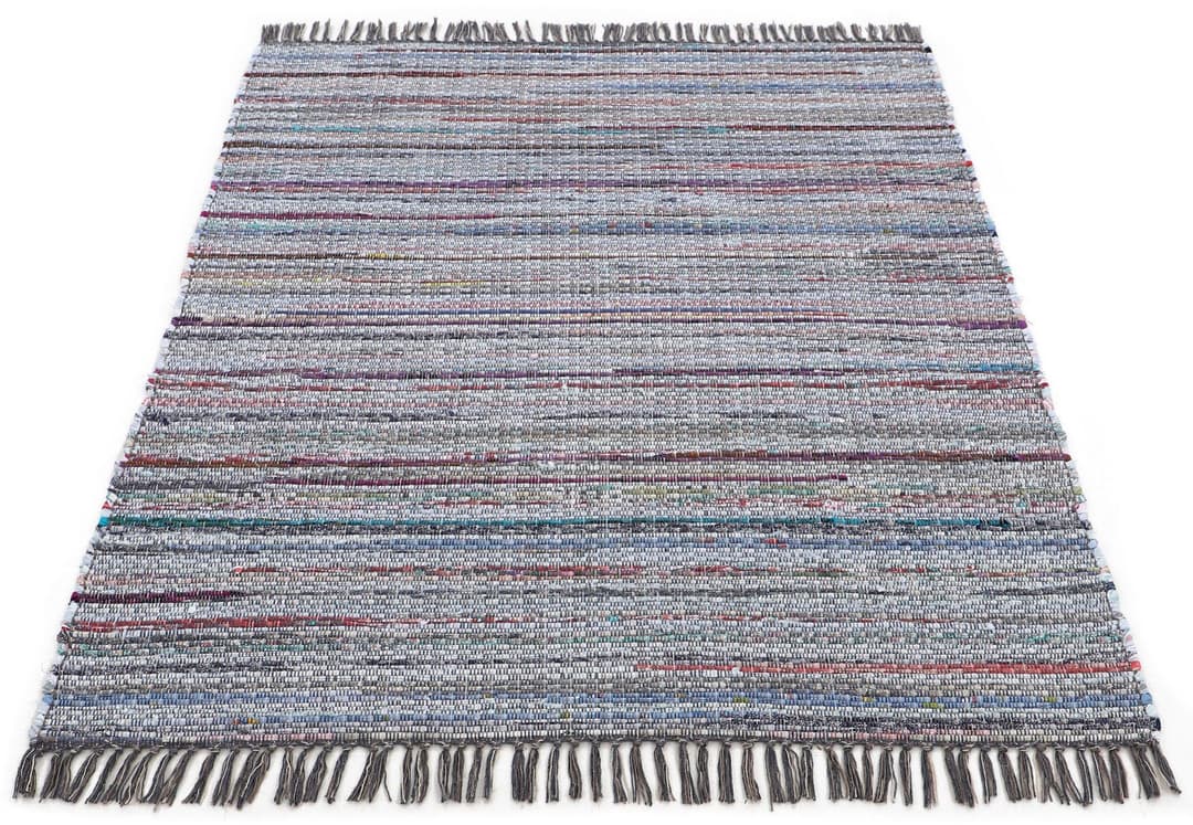 carpetfine Teppich Kelim Chindi | Grau