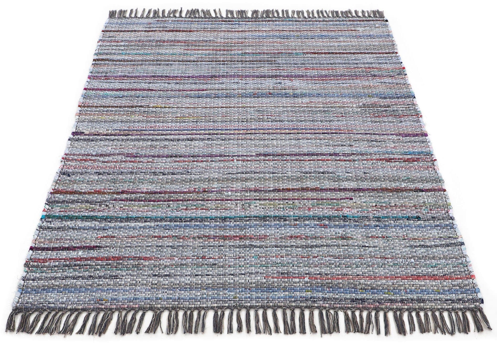 carpetfine Teppich Kelim Chindi | Grau