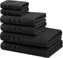 Bruno Banani Clement Handtuch Set | Schwarz