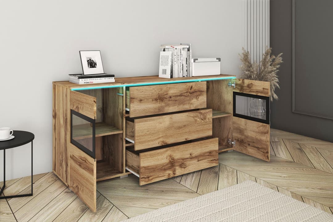 Home affaire Sideboard VERA | Holztöne