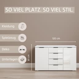 OTTO home Kombikommode AGORDO | Weiß