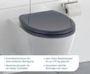Schütte WC-Sitz | Grau 2